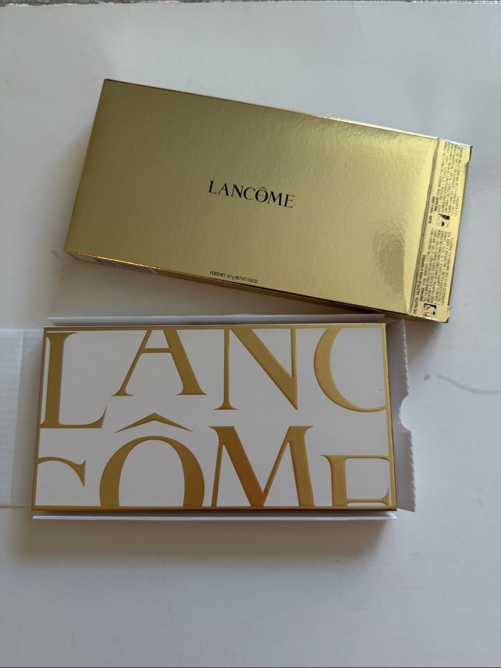 Lancôme Gold new Eye & Face Makeup Palette Box
